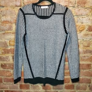 Calvin Klein black white Knit Sweater
